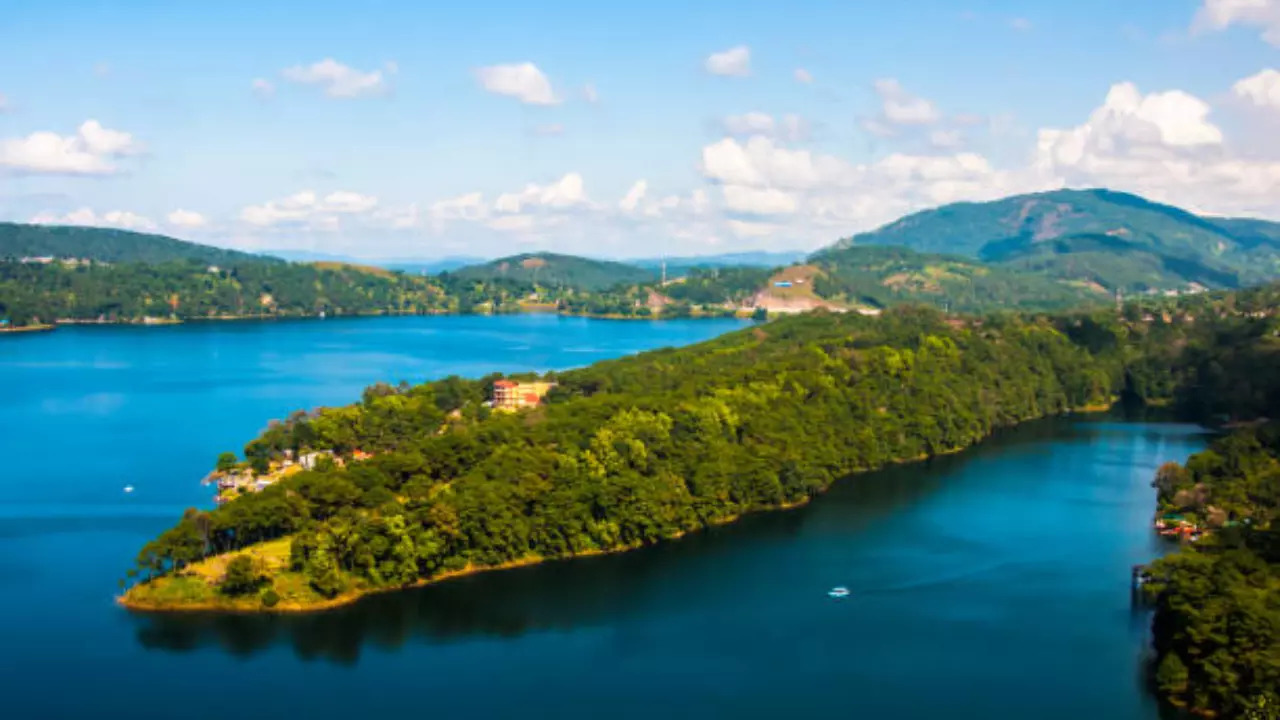 Umium Lake in Meghalaya.