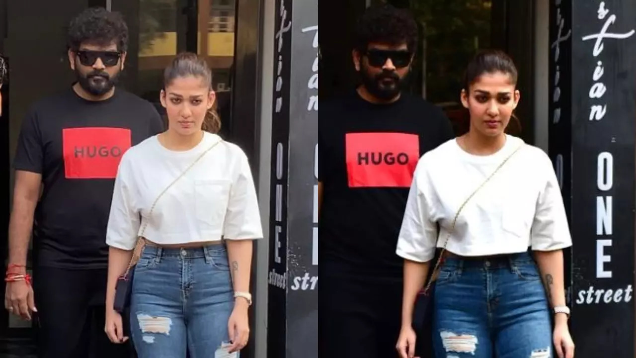 Nayanthara, Vignesh Shivan soak up Sunday vibes amid Mumbai trip. Couple spotted after lunch date