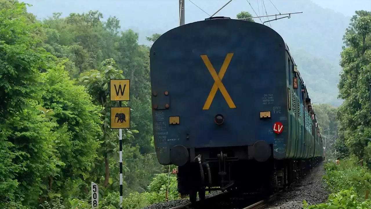 The so-called 'X' sign is a radium-painted cross mark that indicates that the last coach of a train has crossed, without any cars being left behind or derailed