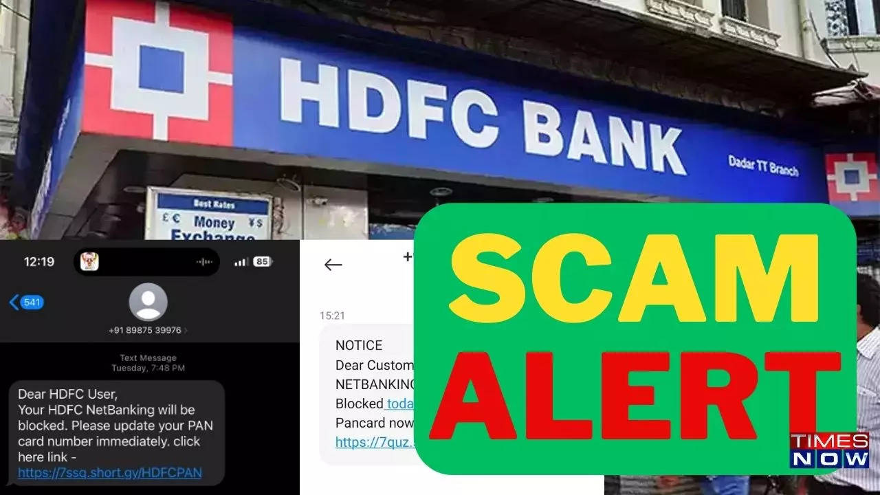HDFC Bank SMS SCAM: Beware of Scammers sending HDFC Netbanking Blocked messages with Phishing links