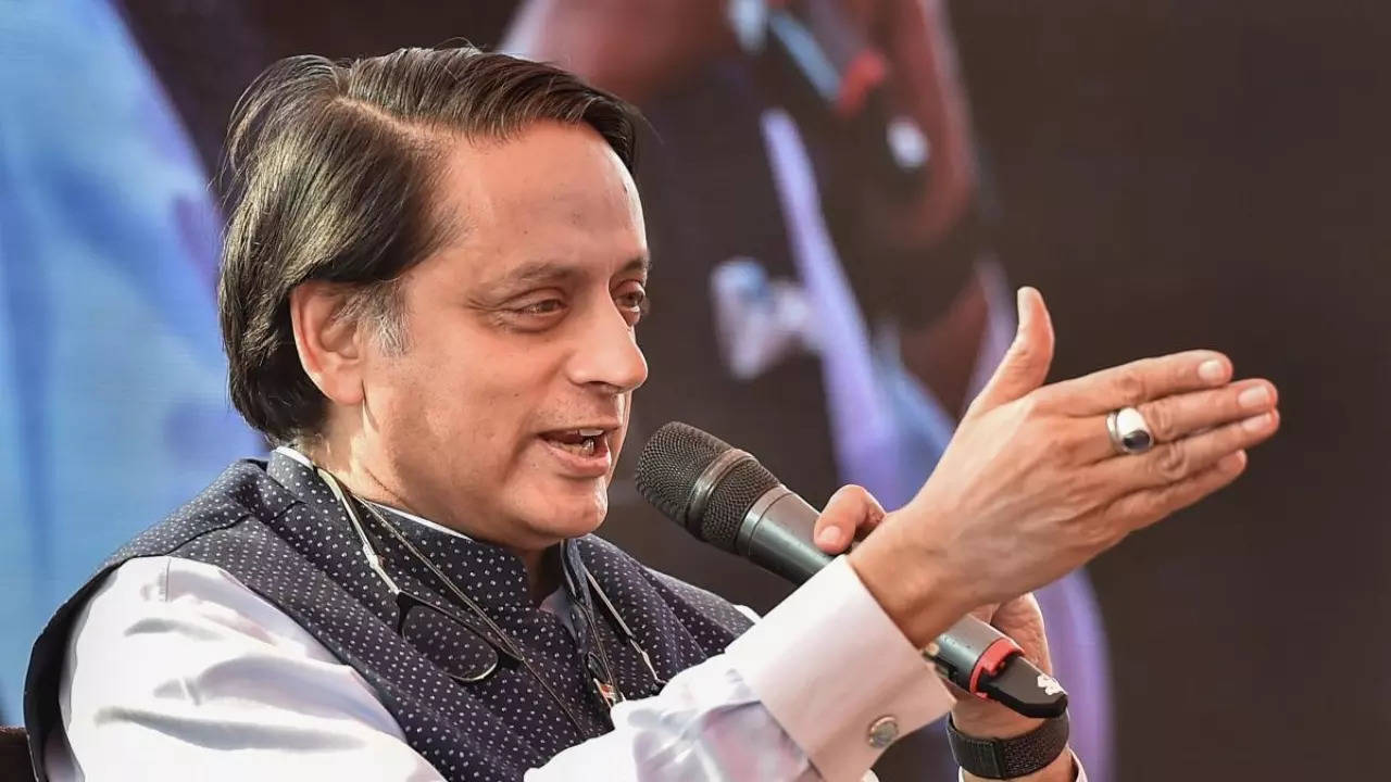 Shashi Tharoor lists leaders who escaped graft probe after joining BJP