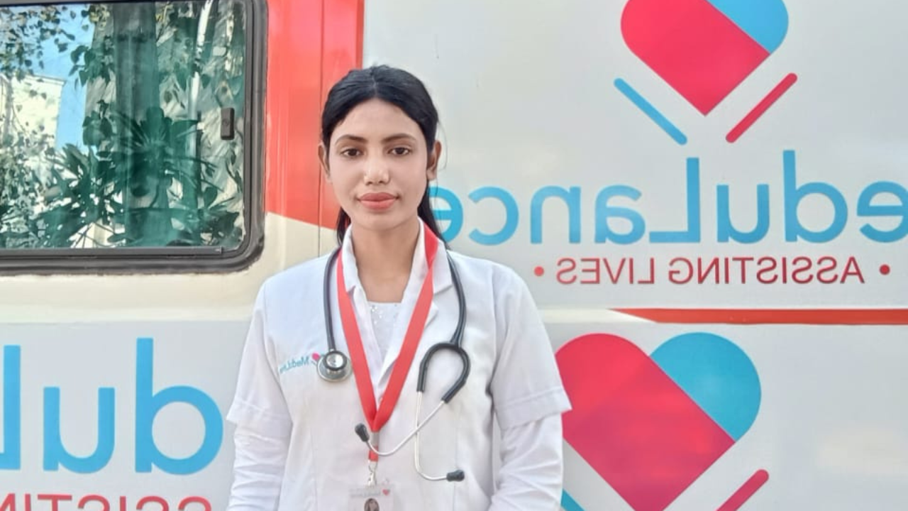 Samreen, Emergency Paramedic with Medulance