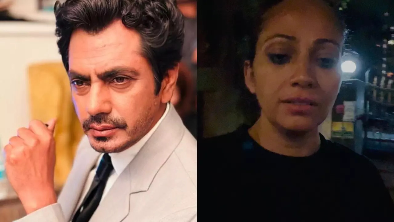 Security tells Nawazuddin Siddiqui's estranged wife Aaliya 'kids are allowed' in house. Watch UNSEEN video