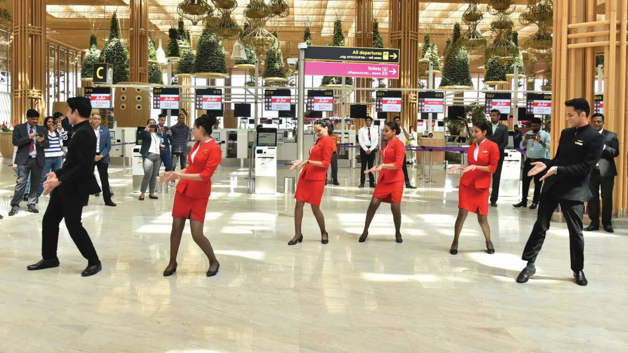 A still from the opening of KIA's Terminal 2. Photo: Kempegowda International Airport