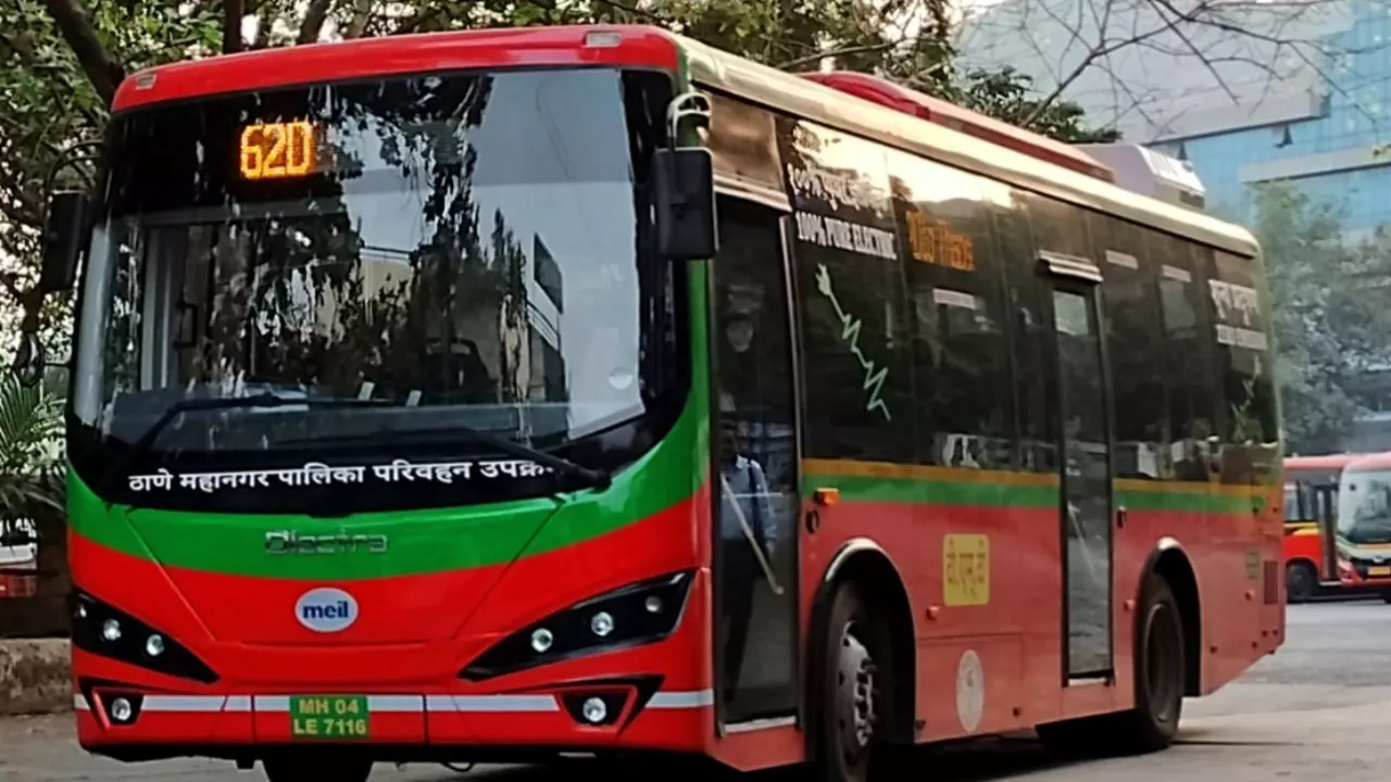 Thane Municipal Transport AC bus