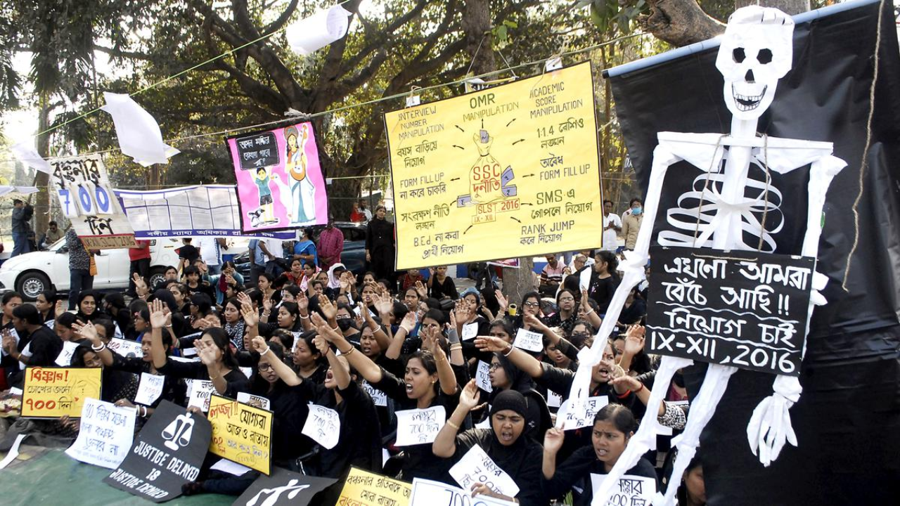 west bengal ssc protest