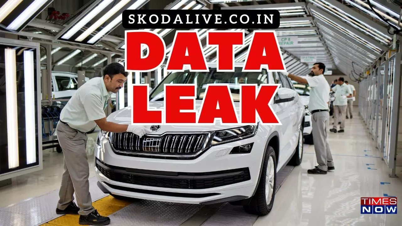 Czech automaker Skoda Auto's Indian website that has allegedly been compromised.