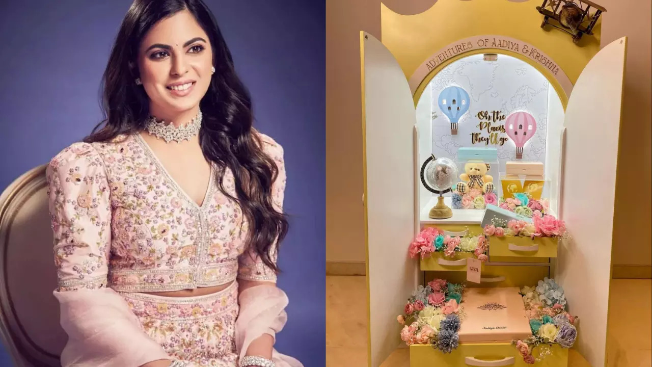 Isha Ambani's twins, Krishna And Aadiya, got custom 5-feet closet