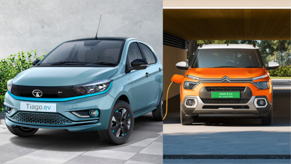 Watch: Tata Tiago EV vs Citroen E-C3 two electric hatchbacks go head-to ...