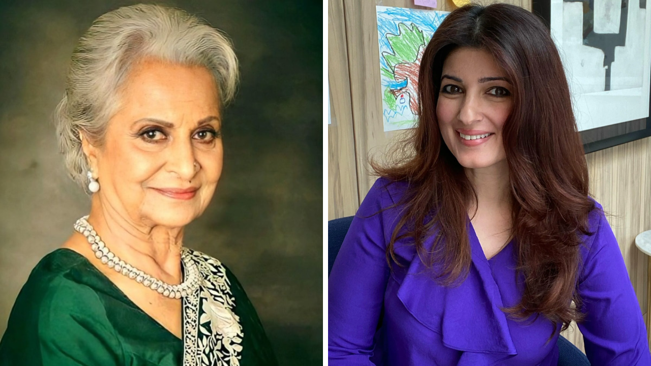 Waheeda Rehman wanted to do scuba diving at 81 and Twinkle Khanna was excited to join her