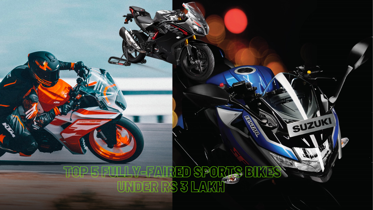 Best sports bikes under 3 lakhs hot sale