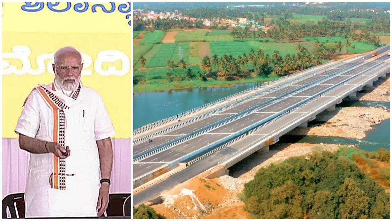 PM Modi inaugurates Bengaluru-Mysuru Expressway