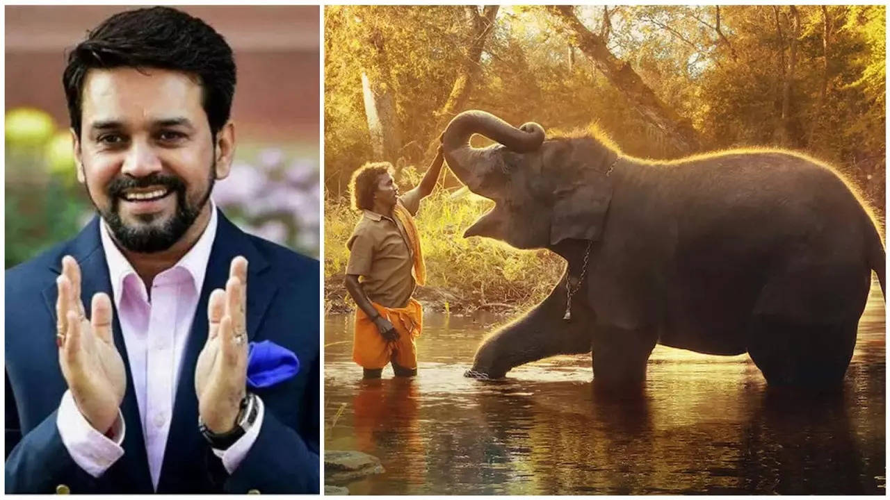 Minister Anurag Thakur thrilled as India's The Elephant Whisperers bags Oscar