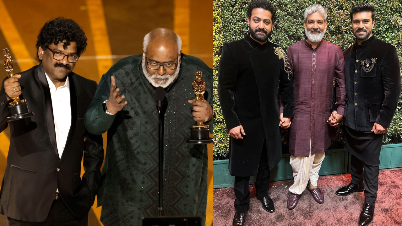 SS Rajamouli's RRR track Naatu Naatu wins at Oscars 2023