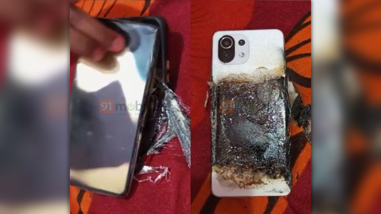 Xiaomi 11 Lite NE 5G explodes in Bihar (Image credits: 91mobiles/ Instagram)