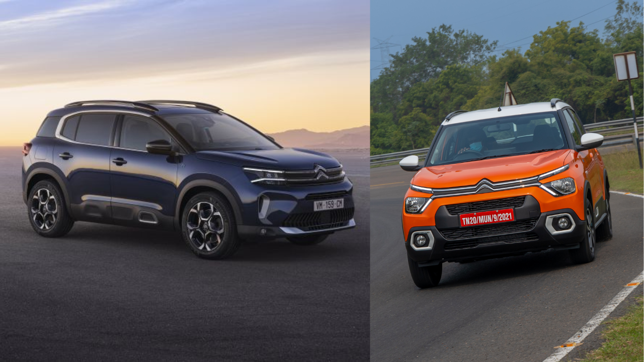 Citroen C5 Aircross (left) and C3 (right)