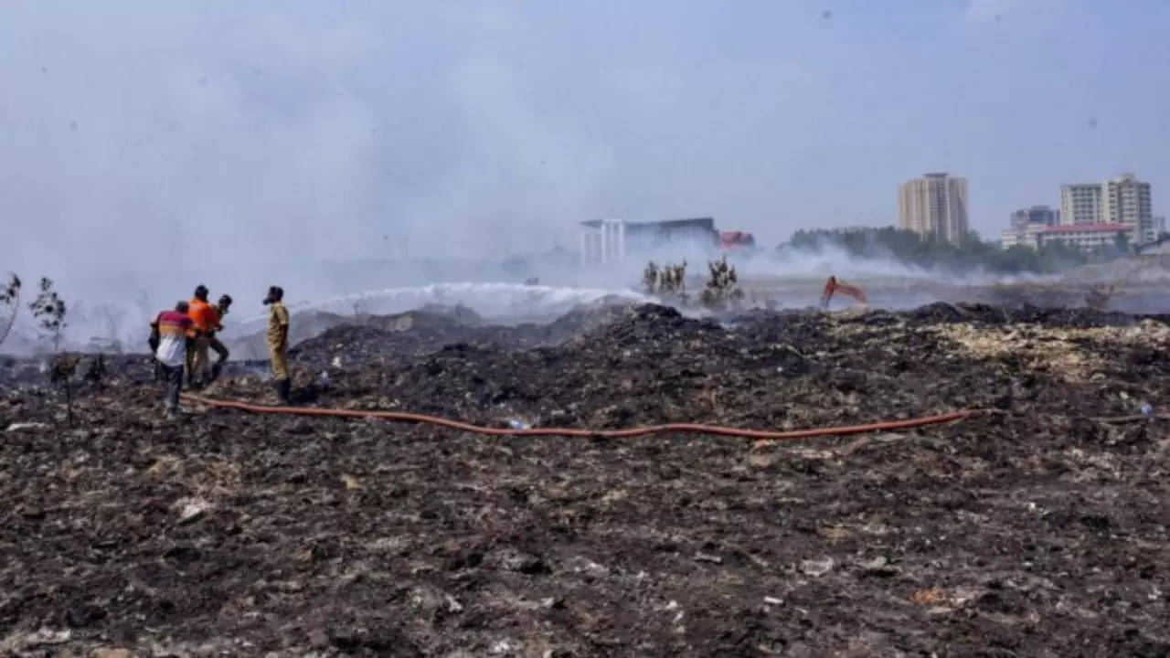 Brahmapuram waste treatment plant fire