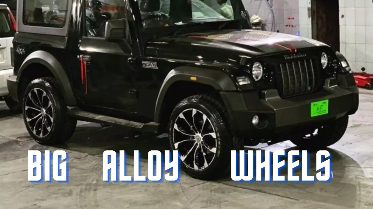 BIg Alloy Wheels Rims on SUVs: Mahindra Thar, MG Hector, Kia Seltos X-Line, etc