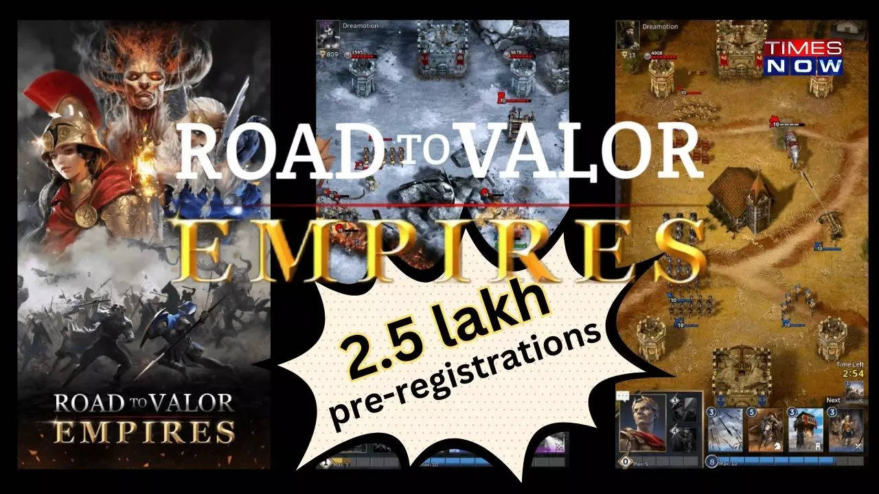 Road to Valor: Empires Launch by KRAFTON Smashes Pre-Registration Record  with Over 2.5 Lakh Gamers! | Times Now