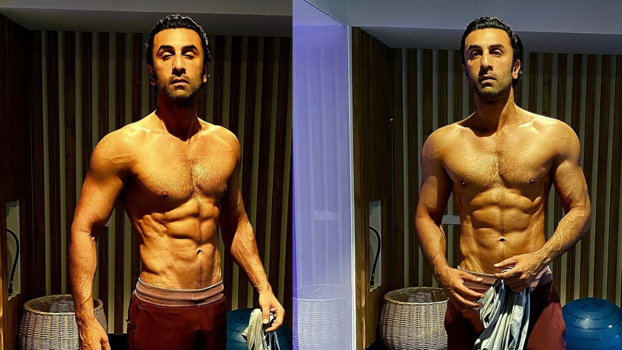 Ranbir Kapoor  Ranbir Kapoor's fitness trainer shares glimpses of the  actor's body transformation journey for Animal - Telegraph India