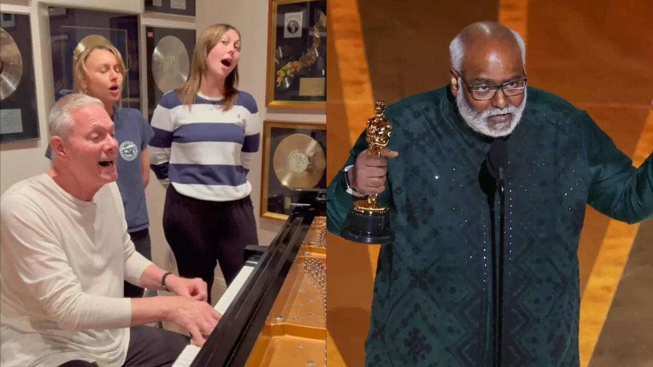 Richard Carpenter congratulates RRR family on Naatu Naatu's Oscar win, MM Keeravani sheds tears of joy