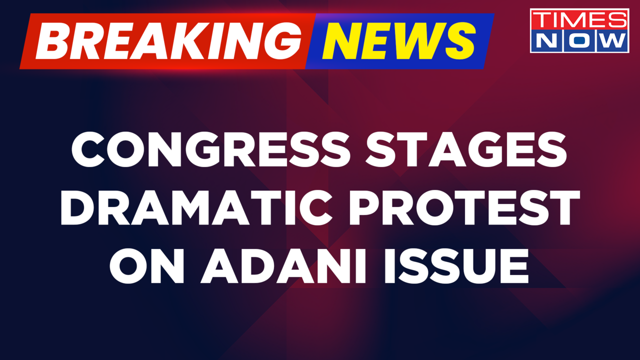 Breaking News | Congress Stages Dramatic Protest Against BJP Demanding ...