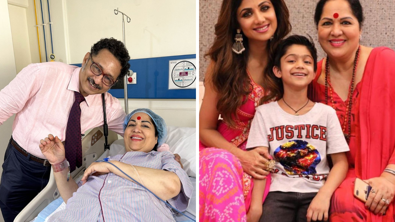 Shilpa Shetty's mother undergoes surgery. Actress says 'Last few days have been a roller coaster'