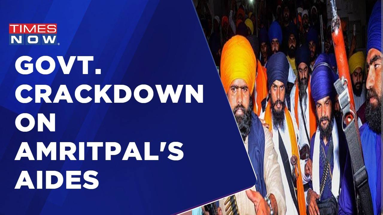 Crackdown On Khalistan: Govt Disarms Amritpal Aides | Radicals March ...