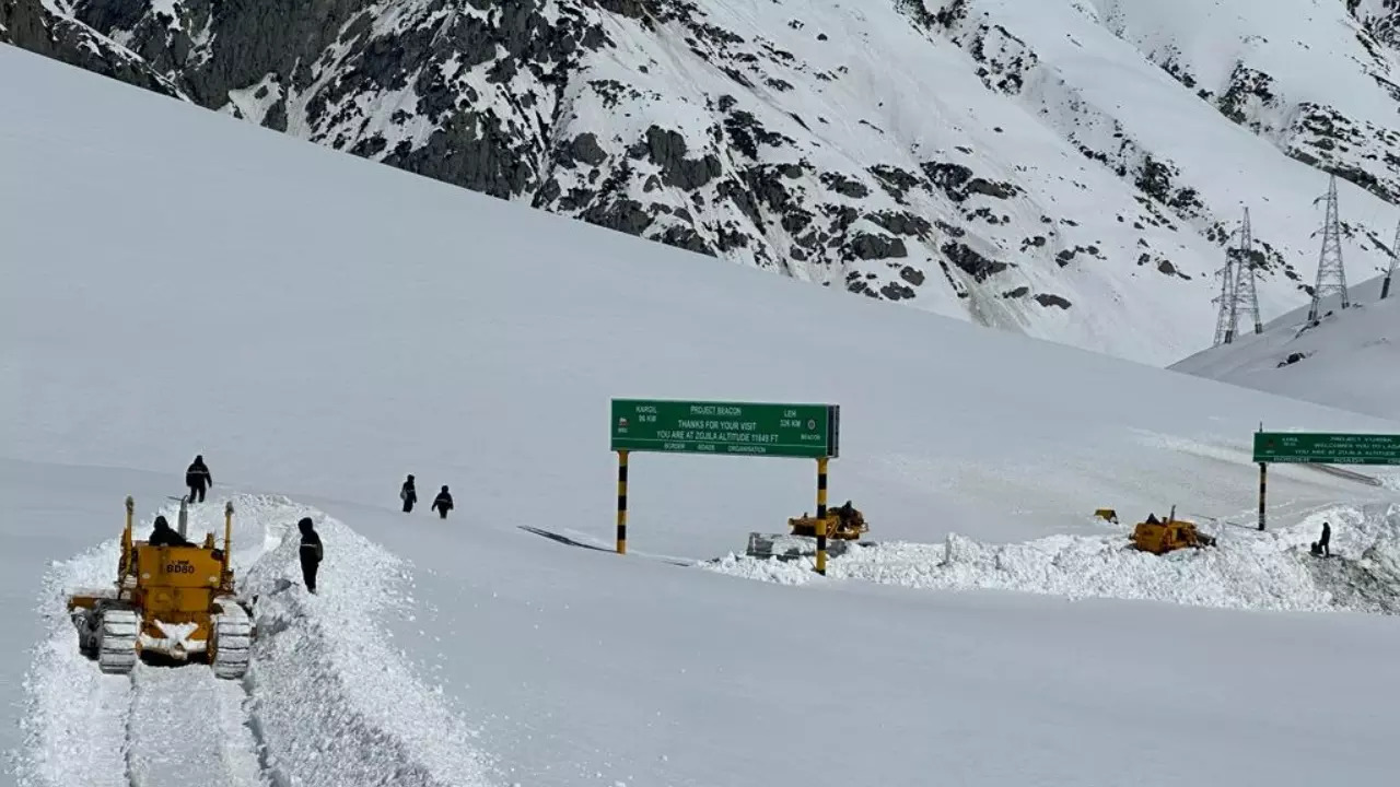 as opened the strategic Zojila Pass