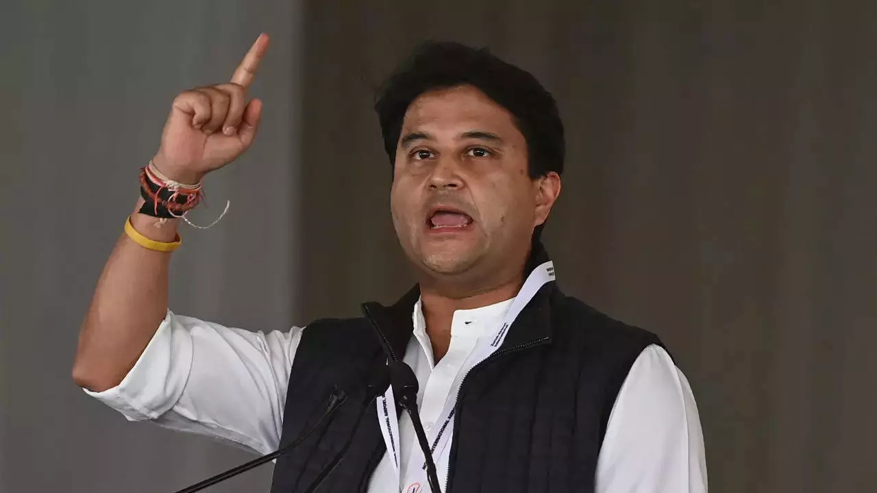 Civil Aviation Minister Jyotiraditya Scindia