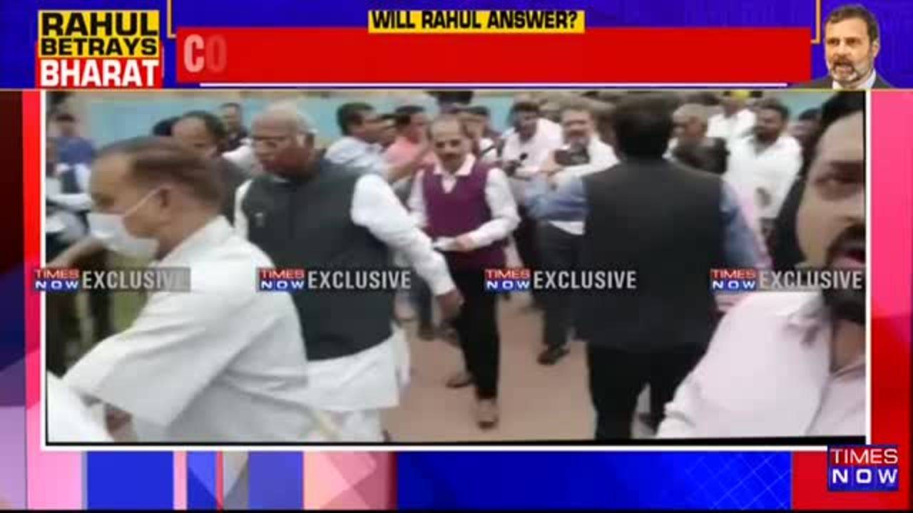 Opposition Protests Demanding JPC Probe In Adani Issue In Parliament ...