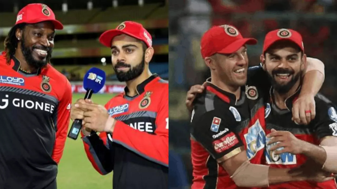 Virat Kohli Ab de Villiers Chris Gayle BCCI