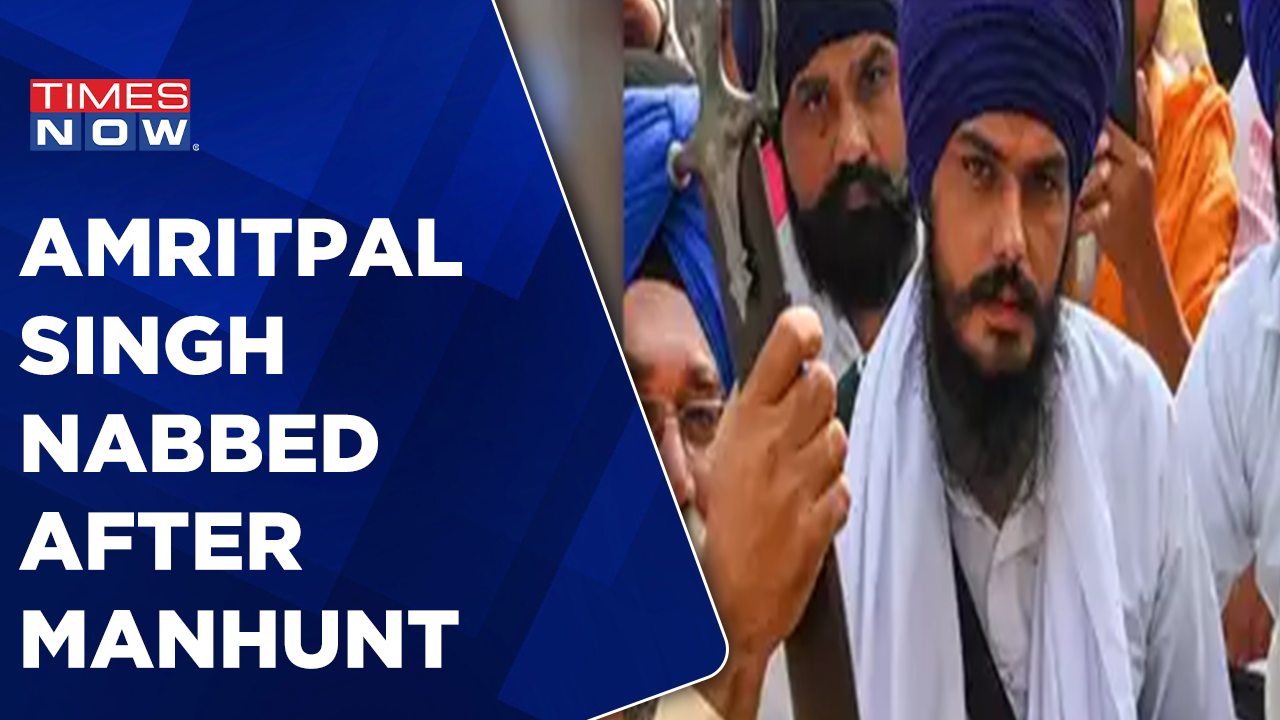 Waris Punjab De Chief Amritpal Singh Detained In Punjab Net Snapped Para Deployed Times 0457