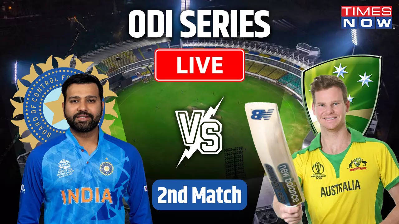 LIVE on Hotstar India vs Australia 2nd ODI Live Cricket Score, IND vs AUS ODI Cricket match Scorecard, Toss, Playing XI, Pitch Report and Highlights Cricket News, Times Now