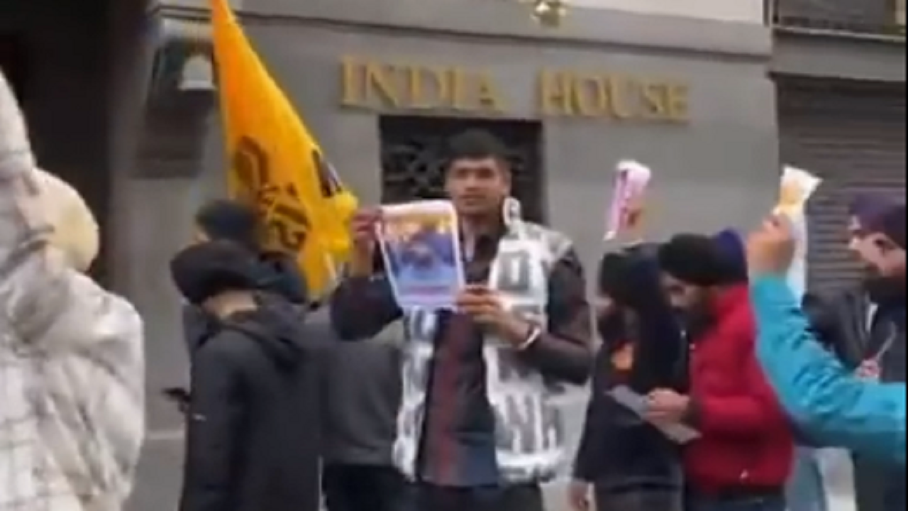 Khalistanis Vandalise High Commission in London