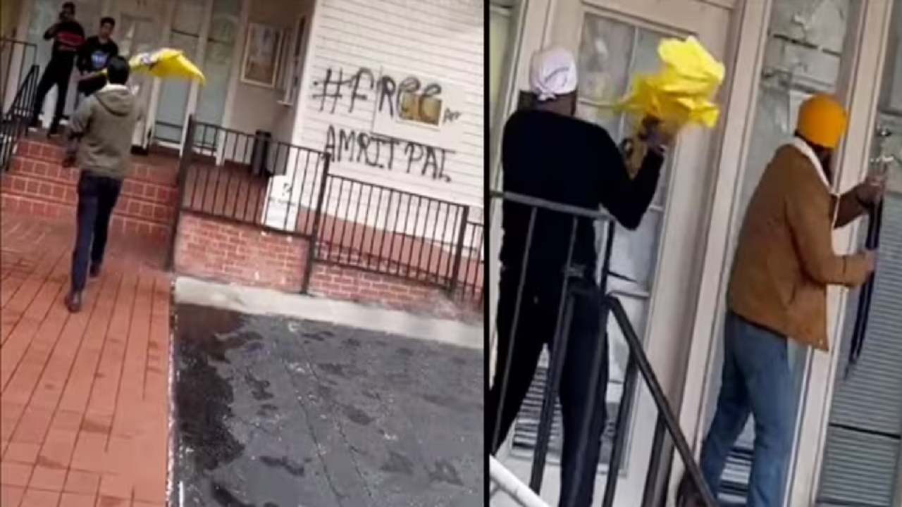 Khalistani supporters attack Indian Consulate in San Francisco