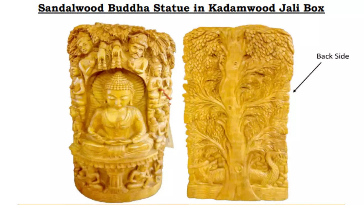 Sandalwood Buddha artwork