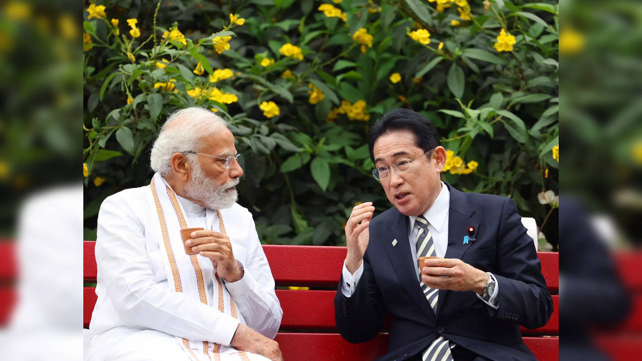 Narendra Modi Fumio Kishida meeting