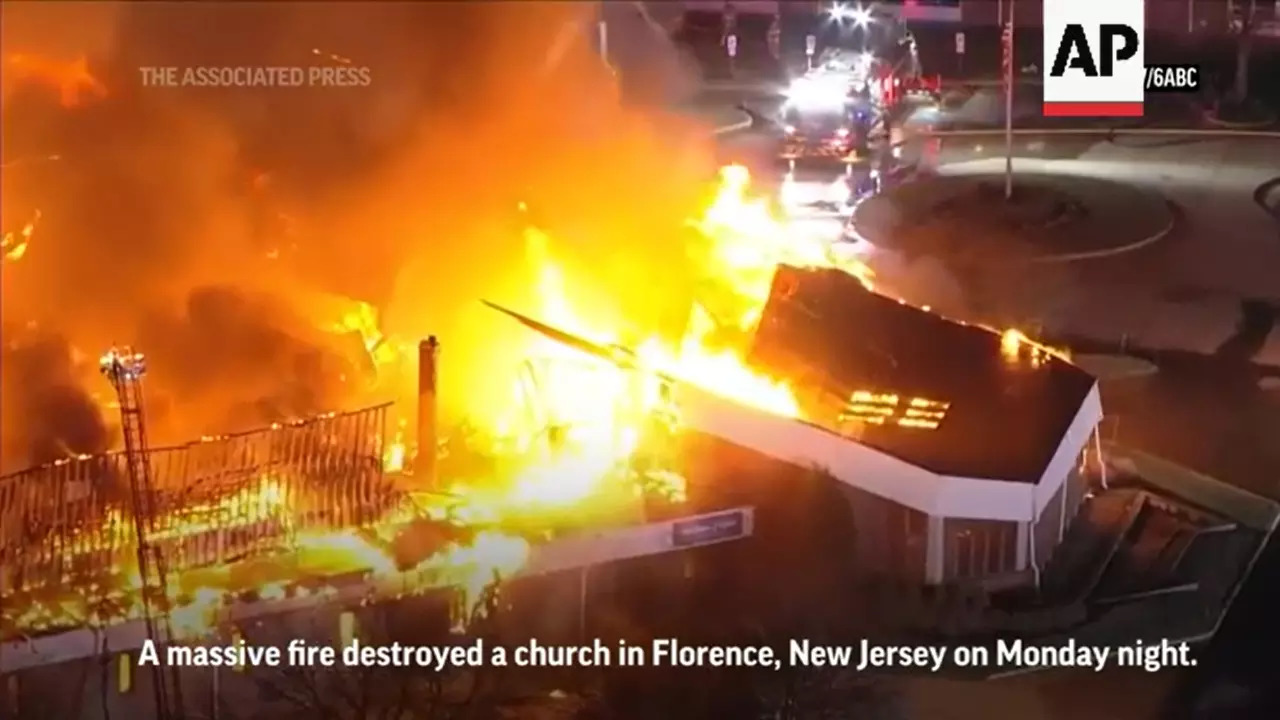 New Jersey Church fire