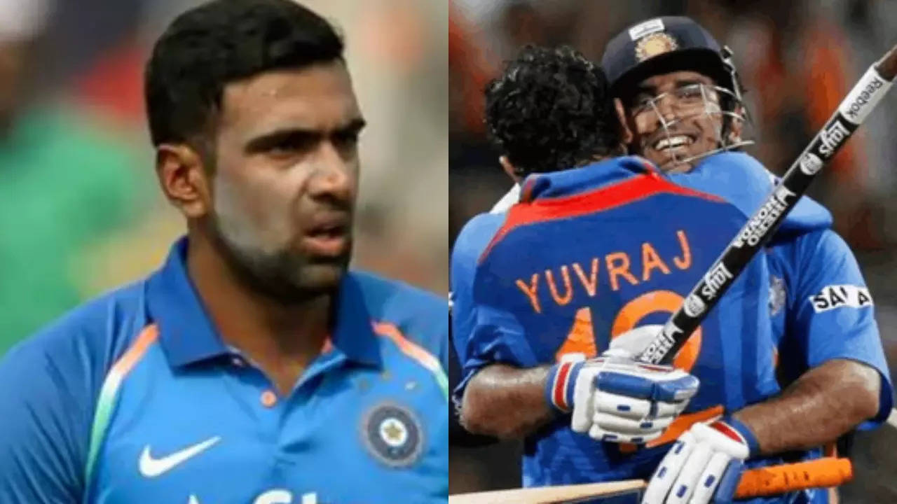 R Ashwin Yuvraj Dhoni