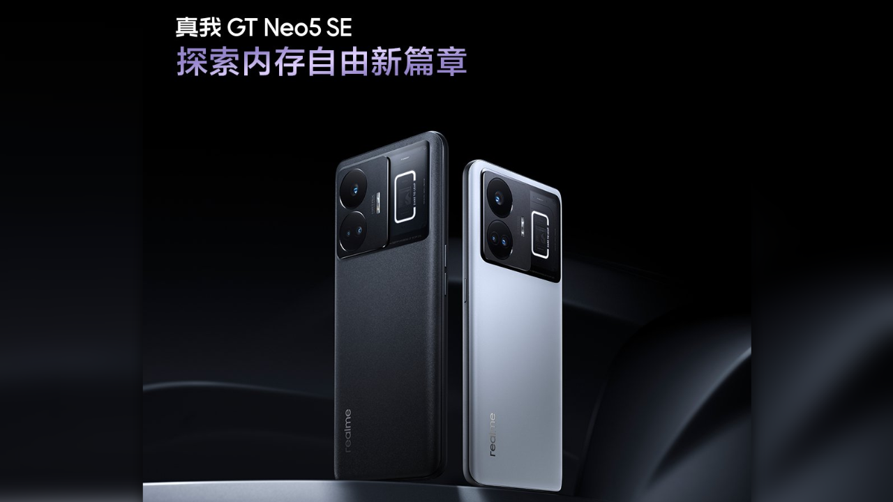 Realme GT Neo5 SE poster (Image credits: @stufflistings/ Twitter)