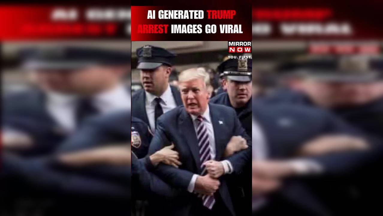 Ai Generated Photos Hint At How Trumps Arrest Might Look Like 