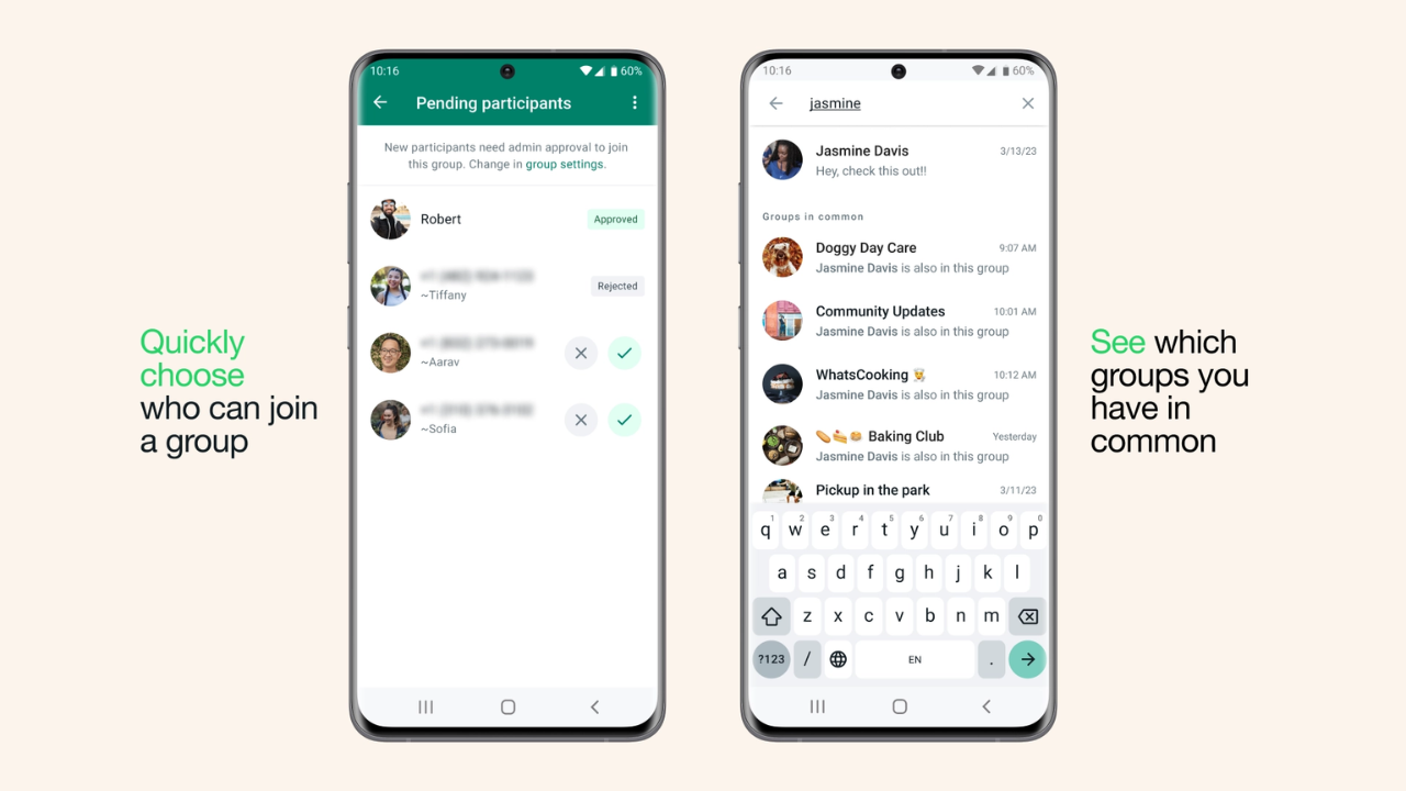 WhatsApp's new feature offers more gatekeeping controls to group admins