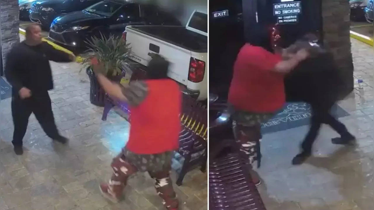 On Camera: Hero Bouncer Prevents Mass Shooting By Taking Down Armed Man ...