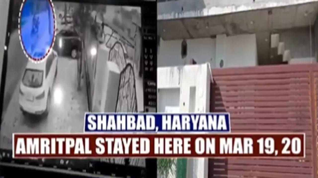 Amritpal Singh Stayed In Shahbad, Haryana On March 19, 20