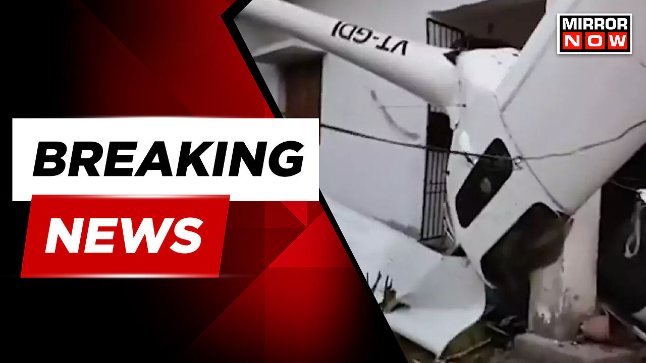 Exclusive: Glider Plane Crashes Into House In Jharkhand's Dhanbad ...