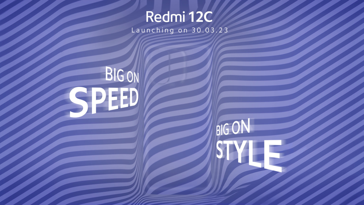 Redmi 12C India launch poster