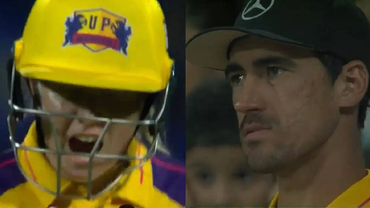 Alyssa Healy OUT Mitchell Starc reaction goes viral WPL 2023 MI UPW.