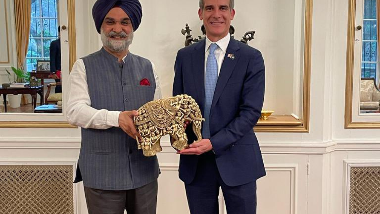 Eric Garcetti sworn in as US Ambassador to India