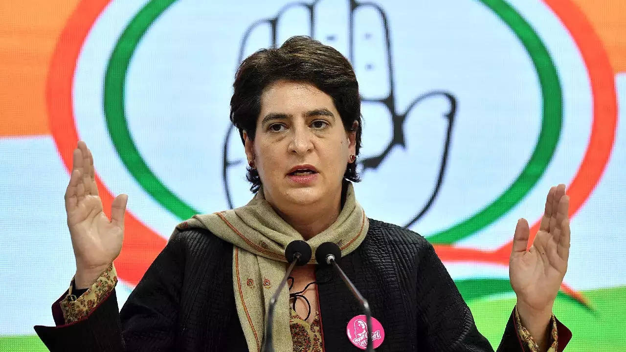 Priyanka Gandhi slams BJP during Satyagraha address (File Photo)